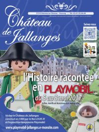 Exposition Playmobil au Château de Jallanges du 5 au 8 mai 2017. Du 5 au 8 mai 2017 à VOUVRAY. Indre-et-loire.  10H00